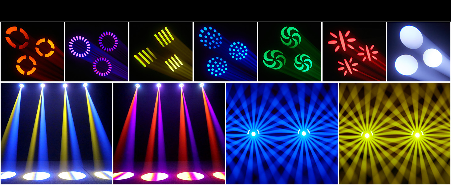 SOUNDFROG Barrel LED色: Warm White Amazon.com: U`King 100W Moving Head DJ Lights with Rotating 8